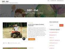 Tablet Screenshot of def-est.org